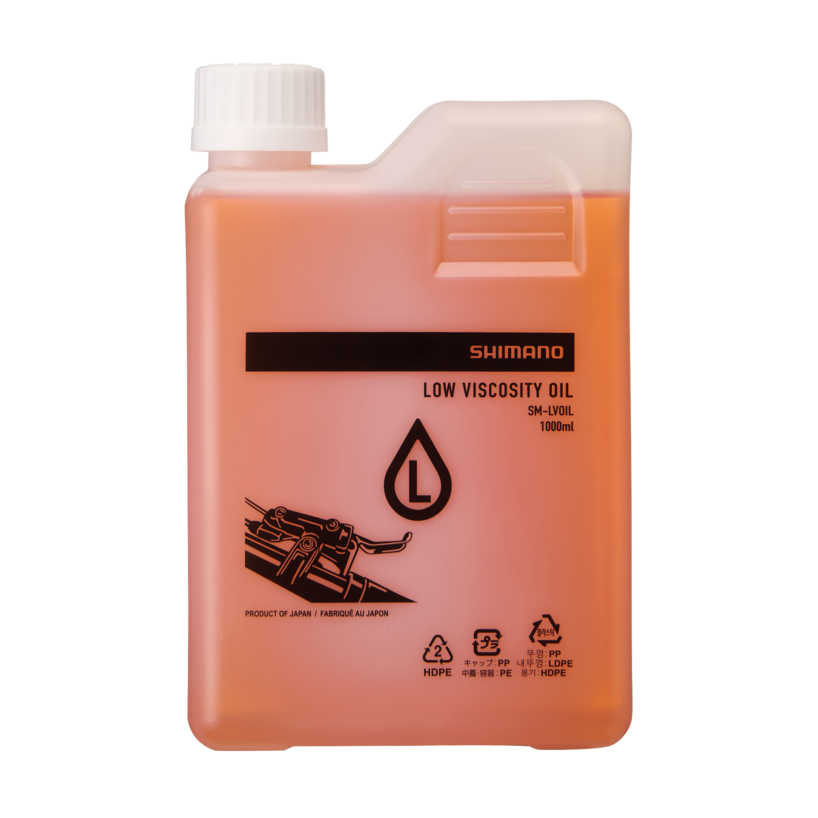 Shimano DISC BRAKE OIL LOW VISCOSITY MINERAL OIL , SM-LVOIL, FOR SHIMANO DISC BRAKE, 1000ml