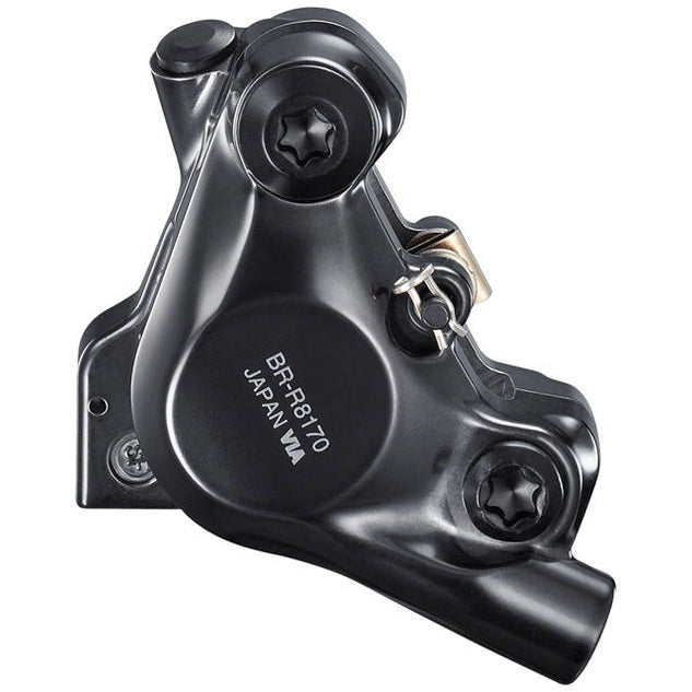 Shimano Ultegra BR-8170 Hydraulic Disc Brake Caliper - Front, Flat Mount, For 140/160mm Rotor, Finned Resin Brake Pads