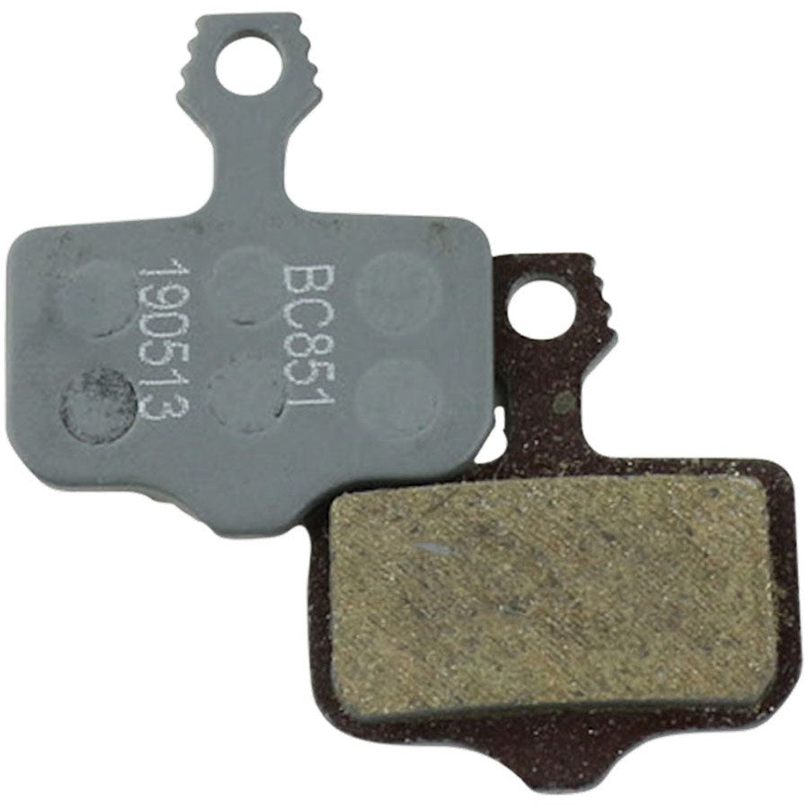 SRAM Disc Brake Pads - Organic Compound, Steel Backed, Powerful, For Level, Elixir, and 2-Piece Road