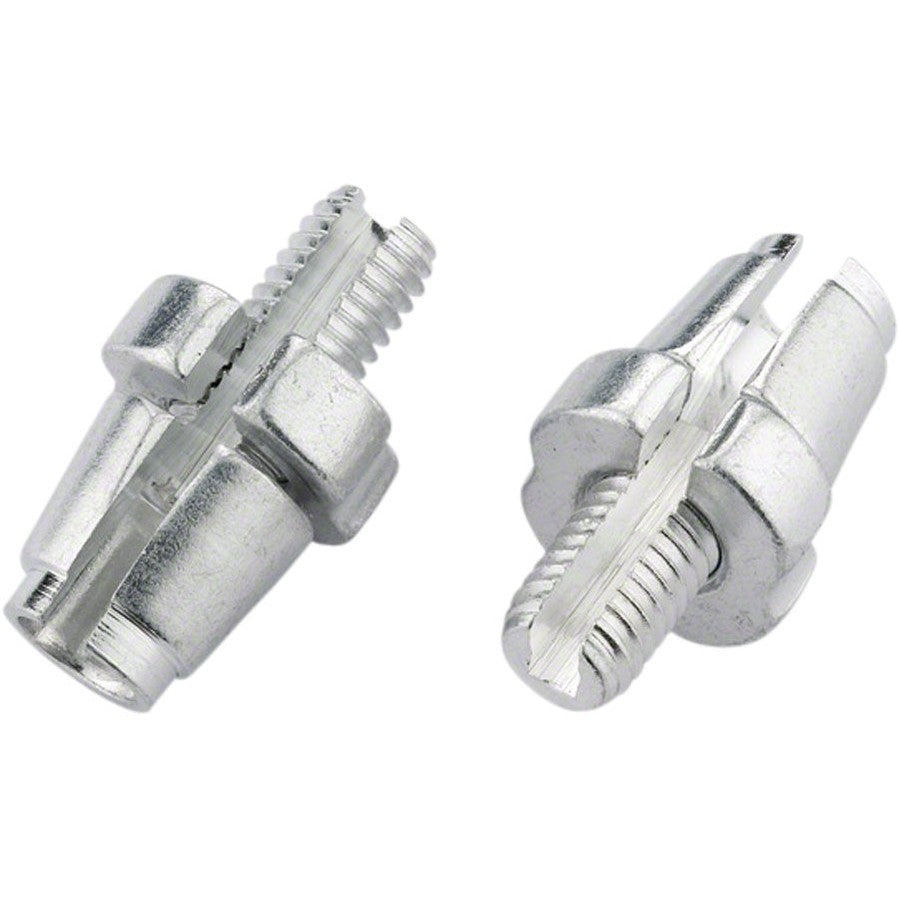 Jagwire M7 Slotted Adjusting Barrel - Aluminium, Each, Silver