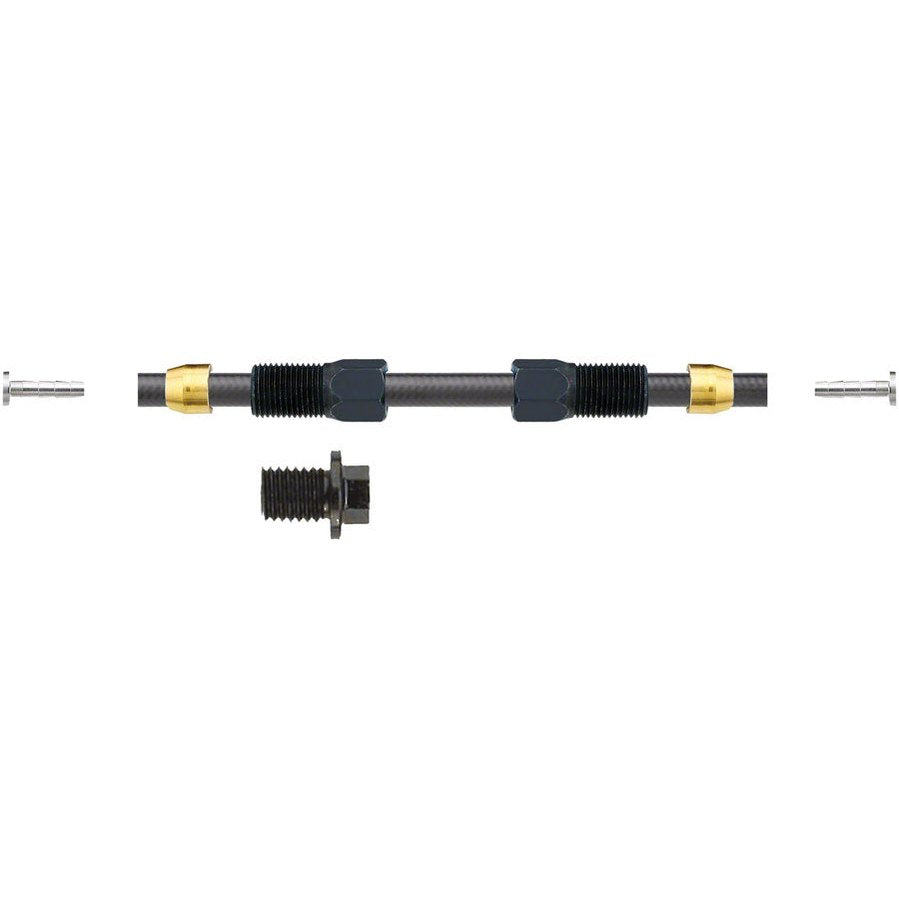 Jagwire Sport Mineral Oil Hydraulic Hose Kit for Shimano Dura Ace, Ultegra, 105, GRX, 2000mm, Black