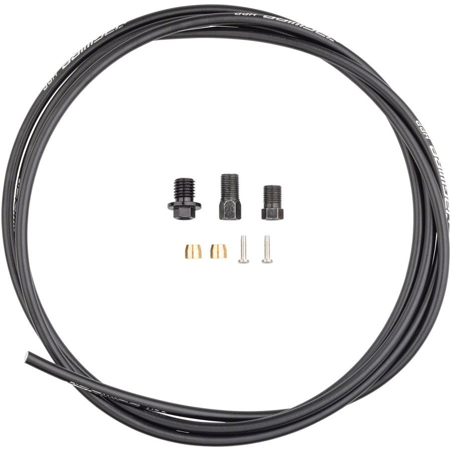Jagwire Sport Mineral Oil Hydraulic Hose Kit for Shimano Dura Ace, Ultegra, 105, GRX, 2000mm, Black