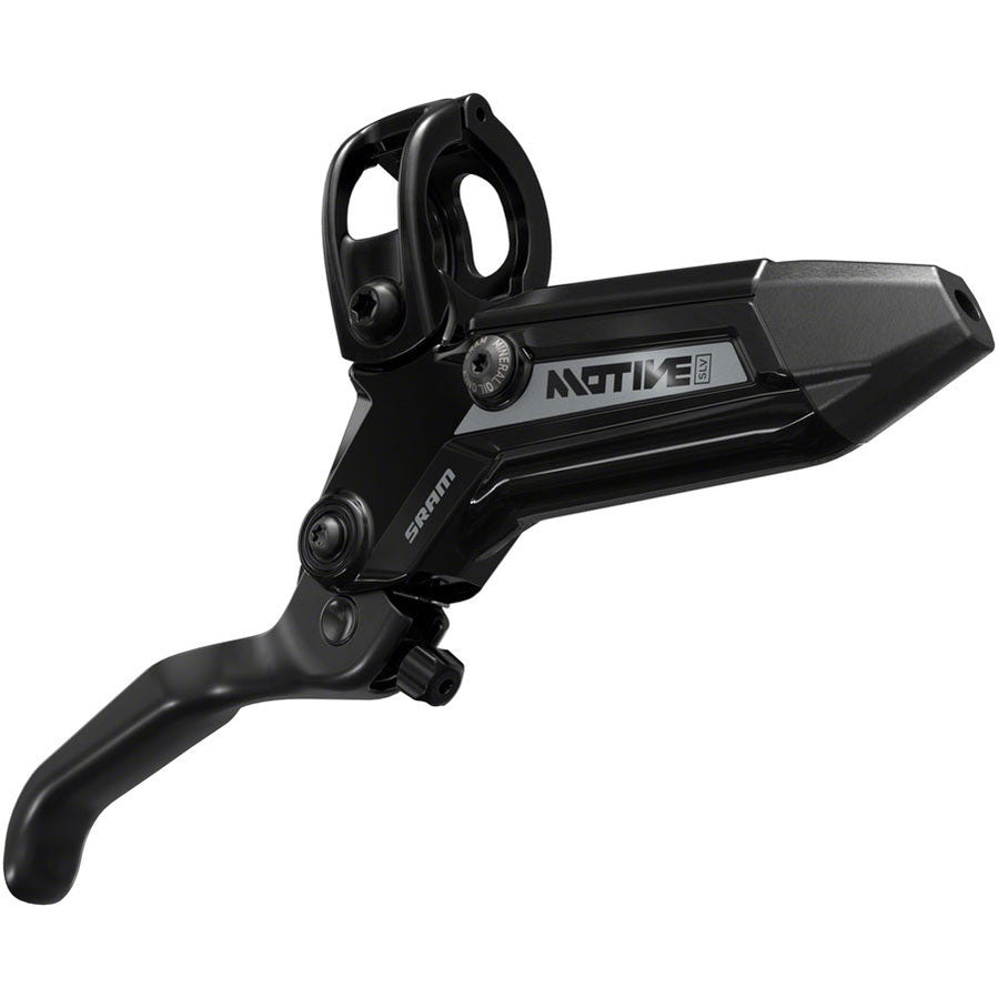 SRAM Motive Silver Disc Brake and Lever - Front, 950mm Hose, Post Mount, 4-Piston, Aluminum Lever, Black, A1