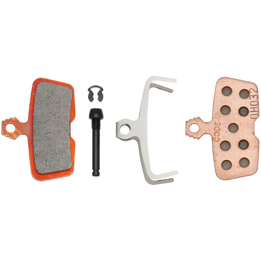 SRAM Disc Brake Pads - Sintered Compound, Steel Backed, Powerful, For Code/Code R/Code RSC/Guide RE