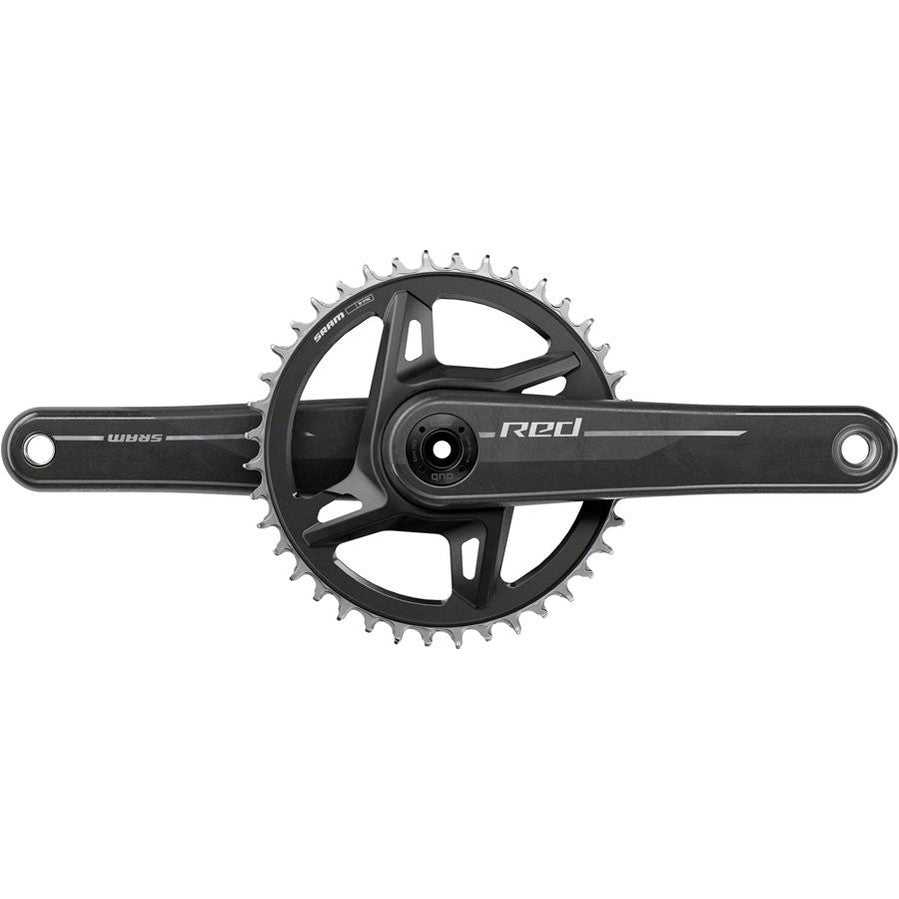 SRAM RED 1x XPLR Wide Crankset - 172.5mm, 13-Speed, 42t, 8-Bolt Direct Mount, DUB Spindle, Natural Carbon, E1