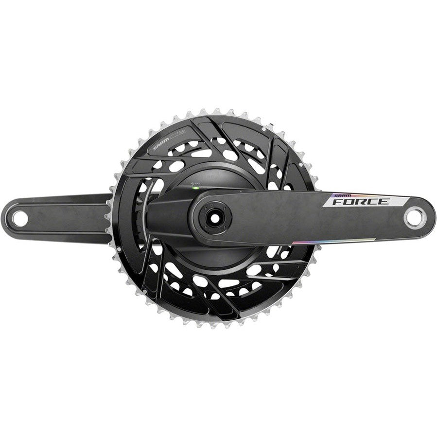 SRAM Force AXS Power Meter Crankset - 172.5mm, 12-Speed, 50/37t Thread Mount, 8-Bolt PM Spider, DUB Spindle, Carbon, E1