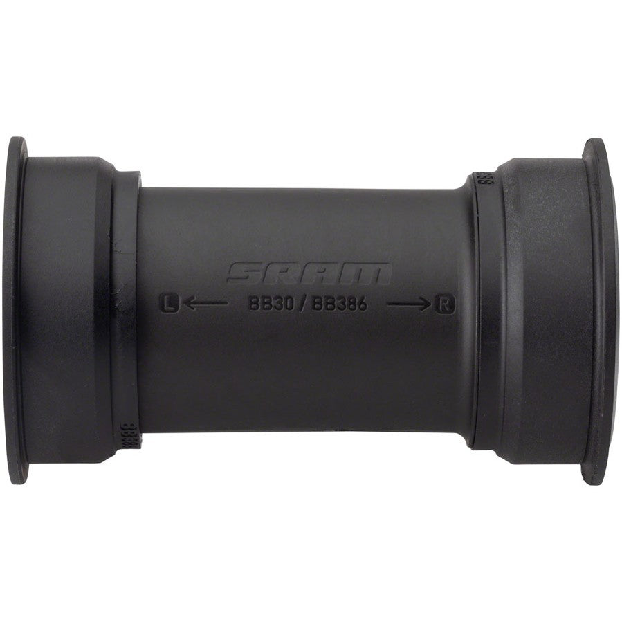 SRAM DUB PressFit BB386 Bottom Bracket - 386 EVO, 86mm, Road, Black