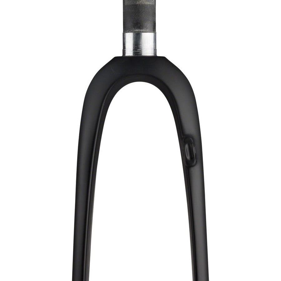 WHISKY No.9 CX Flat Mount Fork - 12mm Thru-Axle, 1-1/8" Carbon Steerer ,Matte Black - Local Velo