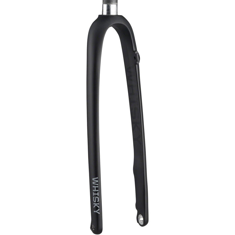 WHISKY No.9 CX Flat Mount Fork - 12mm Thru-Axle, 1-1/8" Carbon Steerer ,Matte Black - Local Velo