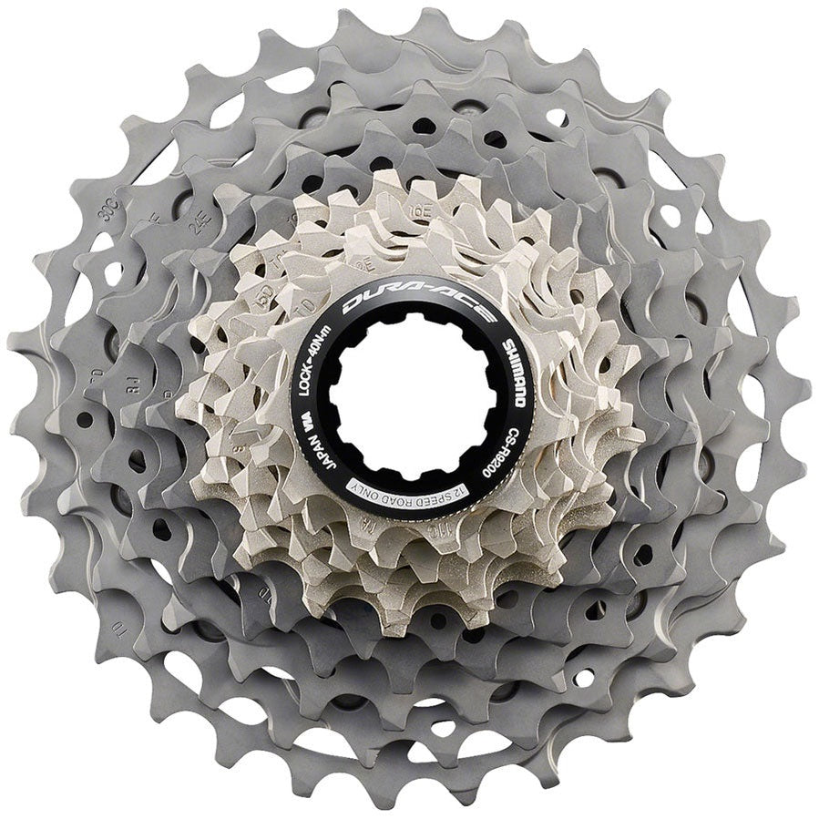 Shimano Dura-Ace CS-R9200 Cassette - 12-Speed, 11-34t, Gray