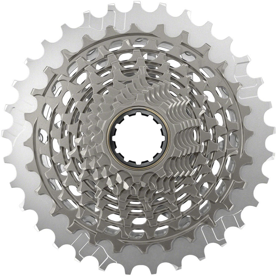 SRAM RED XG-1290 Cassette - 12-Speed, 10-33t, For XDR Driver Body, Silver, E1