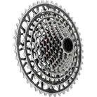 SRAM RED XPLR XG-1391 Cassette - 13-Speed, 10-46t, For XDR Driver, Black/Silver, E1
