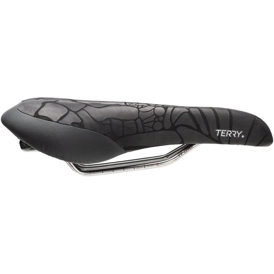 Terry Butterfly Ti Saddle - Titanium, Black, Women's