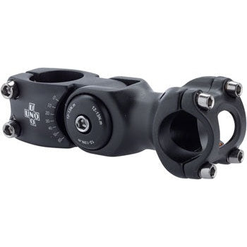 Kalloy 820 Stem - 90mm, 25.4 Clamp, Adjustable, 1 1/8", Aluminum, Black