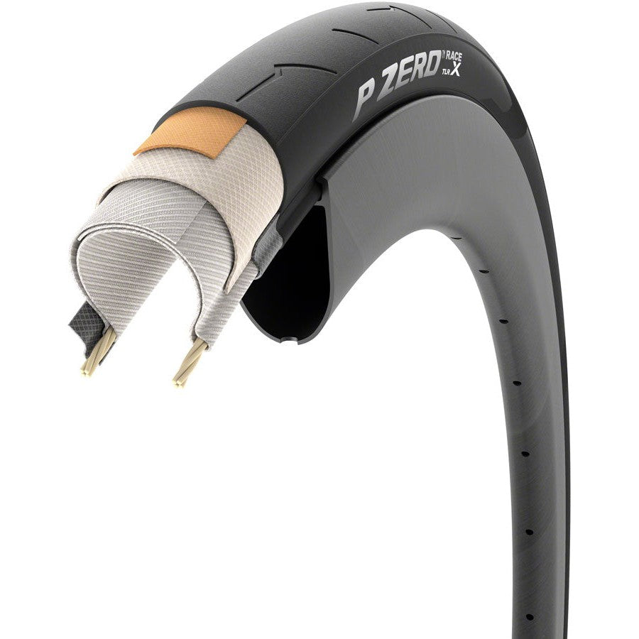 Pirelli P ZERO Race X TLR Tire - 700 x 30, Tubeless, Folding, Black, TechWall+, SmartEvo