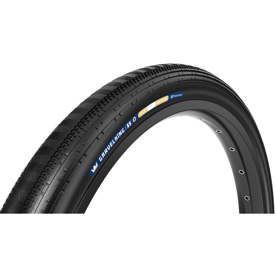 Panaracer GravelKing SS Plus Tire - 700 x 40, Tubeless, Folding, Black