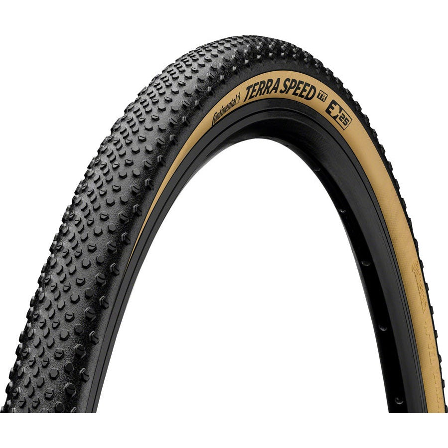 Continental Terra Speed Tire - 700 x 35, Tubeless, Folding, Black/Cream, BlackChili, ProTection, E25