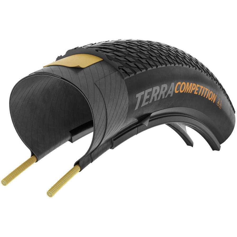 Continental Terra Competition Tire - 700 x 45, Tubeless, Folding, Black, Rapid, Race Casing, E25