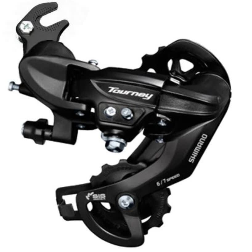 Shimano Tourney RD-TY300-SGS Rear Derailleur - 6,7 Speed, Long Cage, Black, Shimano Rear Direct Mount