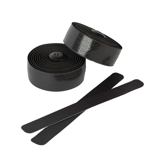Burgh Classic Bar Tape, Wave Stealth, Black