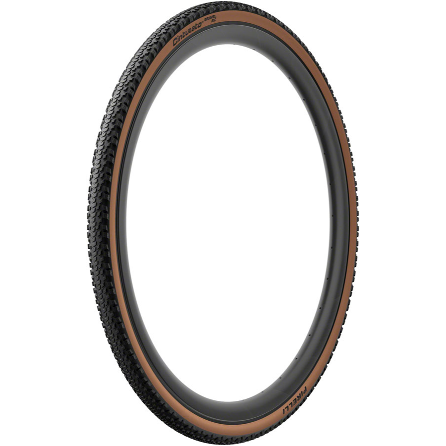 Pirelli, Cinturato GRAVEL RC, Gravel Tire, 700x45C, Folding, Tubeless Ready, SpeedGrip, TechWALL+, 127TPI, Tanwall - Local Velo
