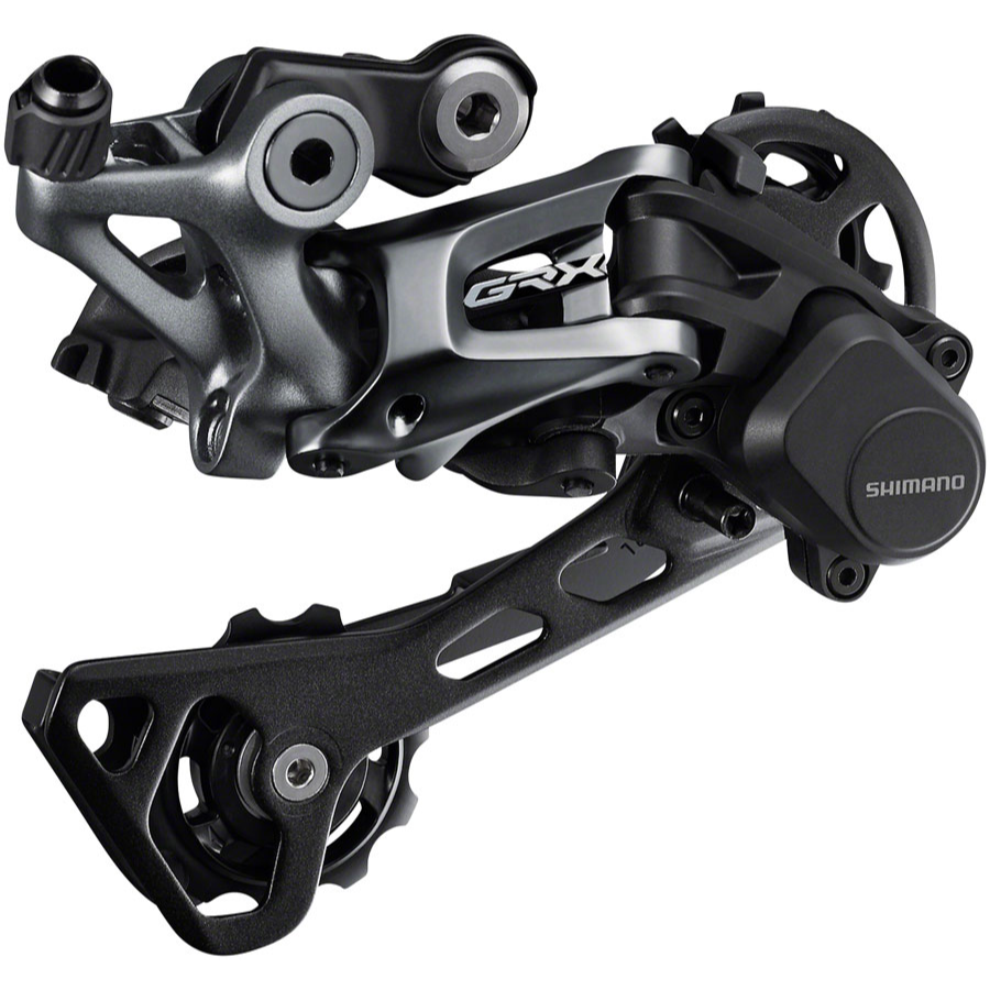 Shimano GRX RD-RX812 Rear Derailleur - 11-Speed, Long Cage, Black, With Clutch, For 1x, 42t Low Sprocket Max