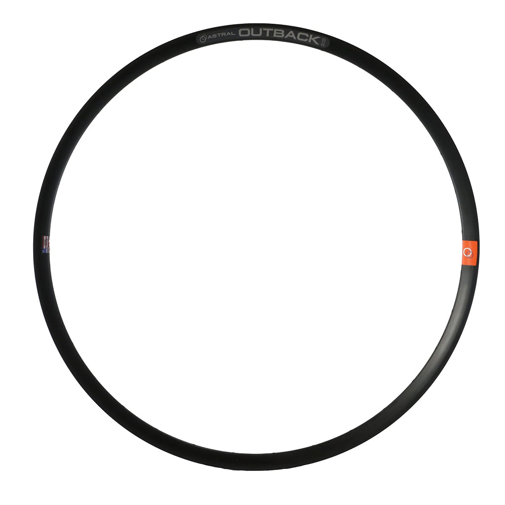 Astral Outback 29"/700c Alloy Disc Brake Rim, 28h, Black