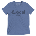Local Velo Blue on Blue Logo T