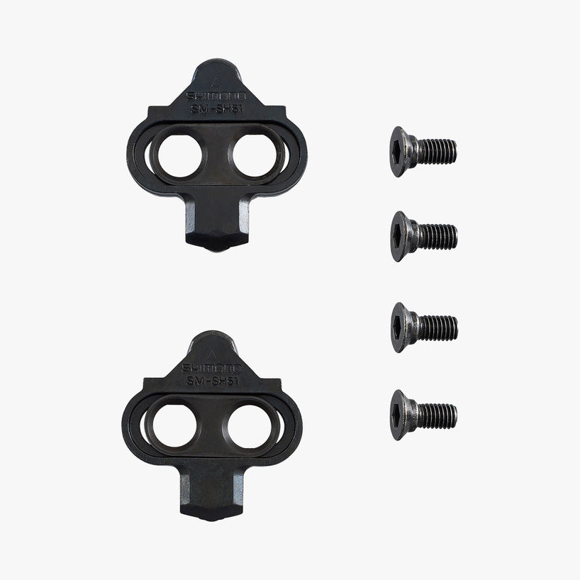 Shimano SM-SH51 SPD Cleat Set Pair Single Release W/O Cleat Nut