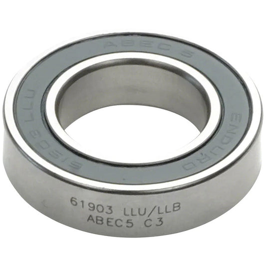 Enduro 61903 LLU/LLB Radial Cartridge Bearing - ABEC-5, CN Clearance, 17mm x 30mm x 7mm
