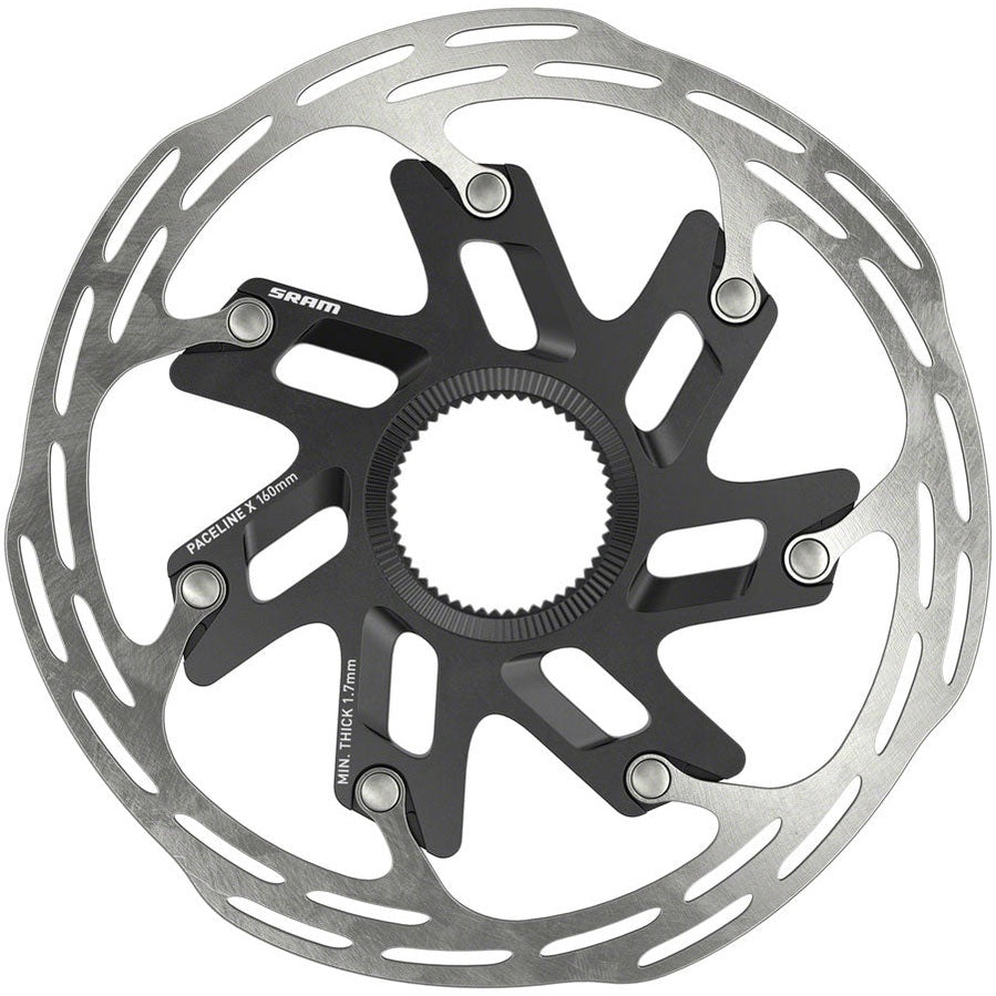 Rotor Paceline X CenterLock 160mm Rounded includes internal tooled lockring