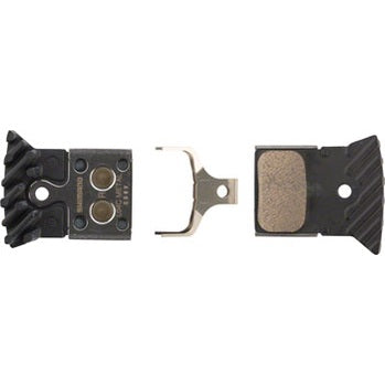 Shimano L04C DISC BRAKE PAD-METAL W/FIN & SPRING, 1 PAIR