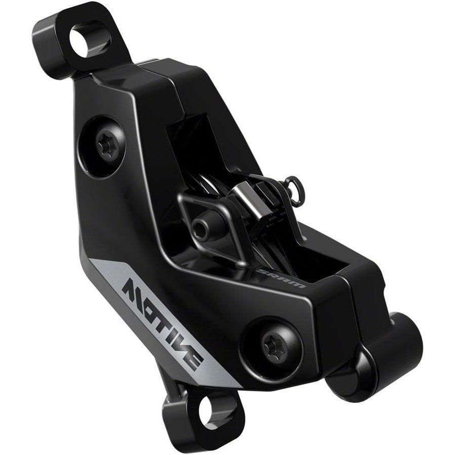 SRAM Motive Silver Disc Brake and Lever - Front, 950mm Hose, Post Mount, 4-Piston, Aluminum Lever, Black, A1