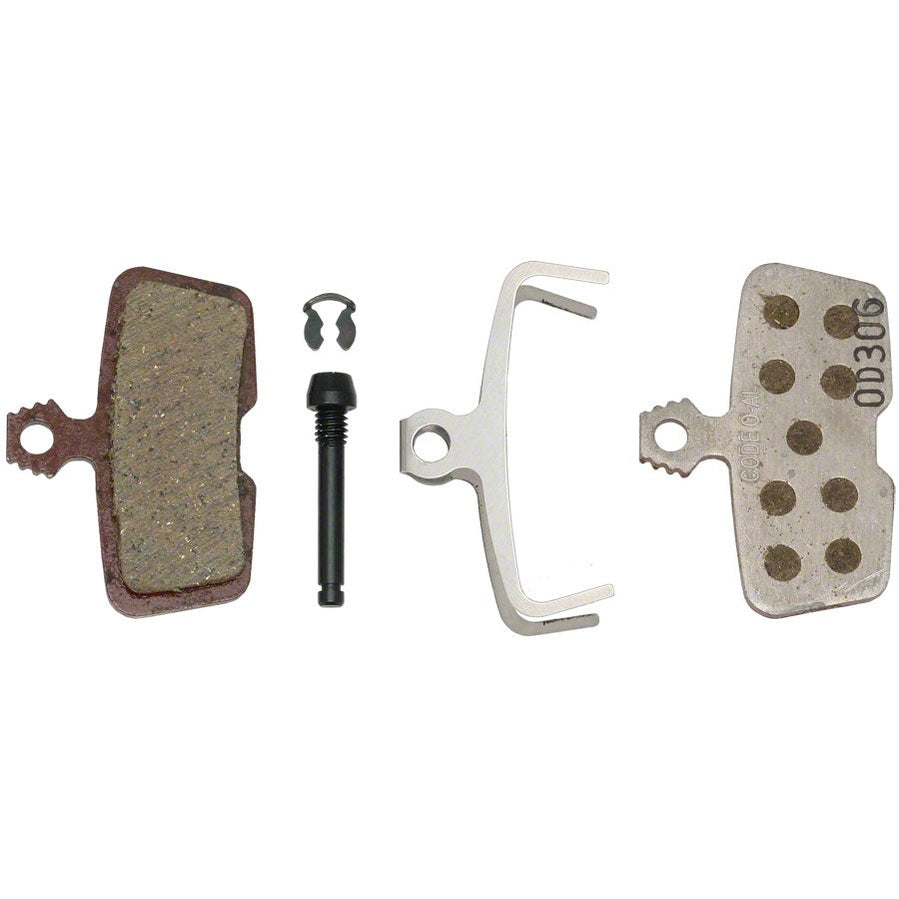 SRAM Disc Brake Pads - Organic Compound, Aluminum Backed, Quiet/Light, For Code/Code R/Code RSC/Guide RE