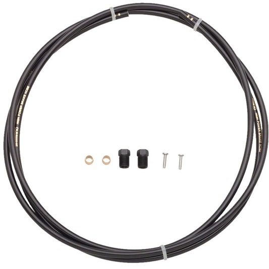 Shimano SM-BH90-SS High Pressure Disc Brake Hose Kit - Straight Caliper Caliper Connector, 1700mm, Black