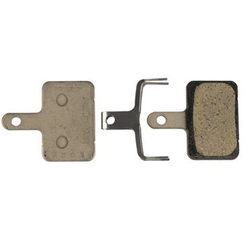 Shimano M05-RX Disc Brake Pads and Springs - Resin Compound, Steel Back Plate, One Pair