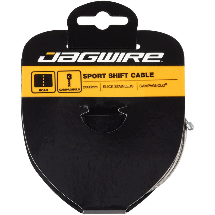Jagwire Sport Shift Cable - 1.1 x 2300mm, Slick Stainless Steel, For Campagnolo