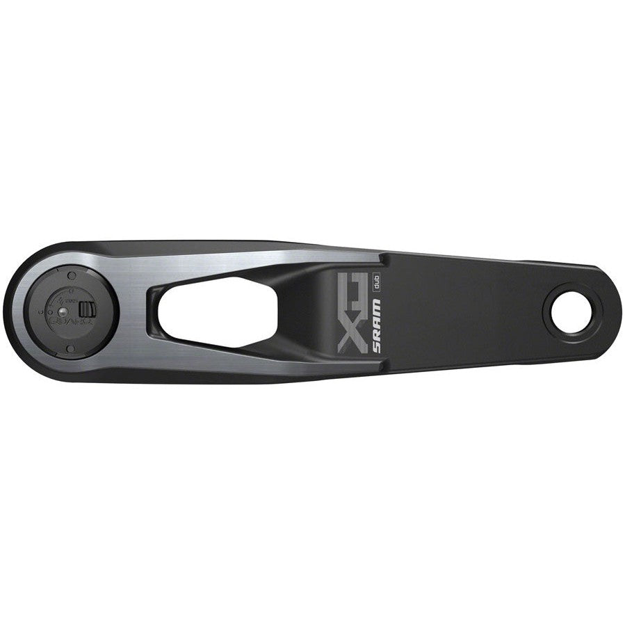 SRAM X0 Eagle T-Type AXS Wide Left Crank Arm with Power Meter Spindle - 175mm, 12-Speed, DUB Spindle Interface, Black, D1