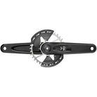 SRAM Eagle 90 T-Type Wide Crankset - 155mm, 12-Speed, 32t Chainring, Direct Mount, 2-Guards, DUB Spindle Interface, Black/Silver