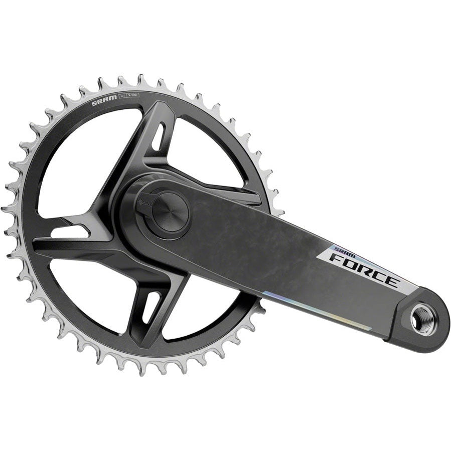 SRAM Force 1x XPLR AXS Power Meter Wide Crankset - 170mm, 12/13-Speed, 42t, 8-Bolt Direct Mount, DUB PM Spindle, Carbon, E1