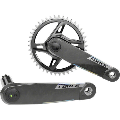 SRAM Force 1x XPLR AXS Power Meter Wide Crankset - 170mm, 12/13-Speed, 42t, 8-Bolt Direct Mount, DUB PM Spindle, Carbon, E1