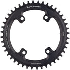 Wolf Tooth Shimano 110 Asymmetric BCD Chainring - 44t, 110 Asymmetric BCD, 4-Bolt, Drop-Stop ST, For Shimano GRX Cranks, Black