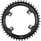 Wolf Tooth Shimano 110 Asymmetric BCD Chainring - 44t, 110 Asymmetric BCD, 4-Bolt, Drop-Stop B, For Shimano GRX Cranks, Black