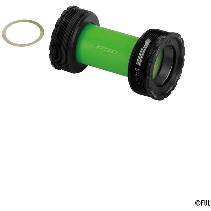 Full Speed Ahead BB-6002 T47 Bottom Bracket - T47, 86.5mm, Shimano Hollowtech II Spindle Interface, Black