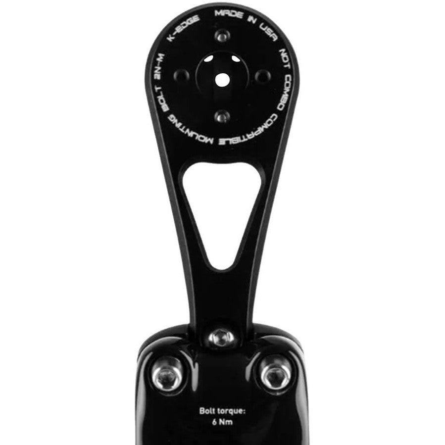 ENVE Composites Aero Stem Computer Mount Combo - Black, Garmin/ WAHOO