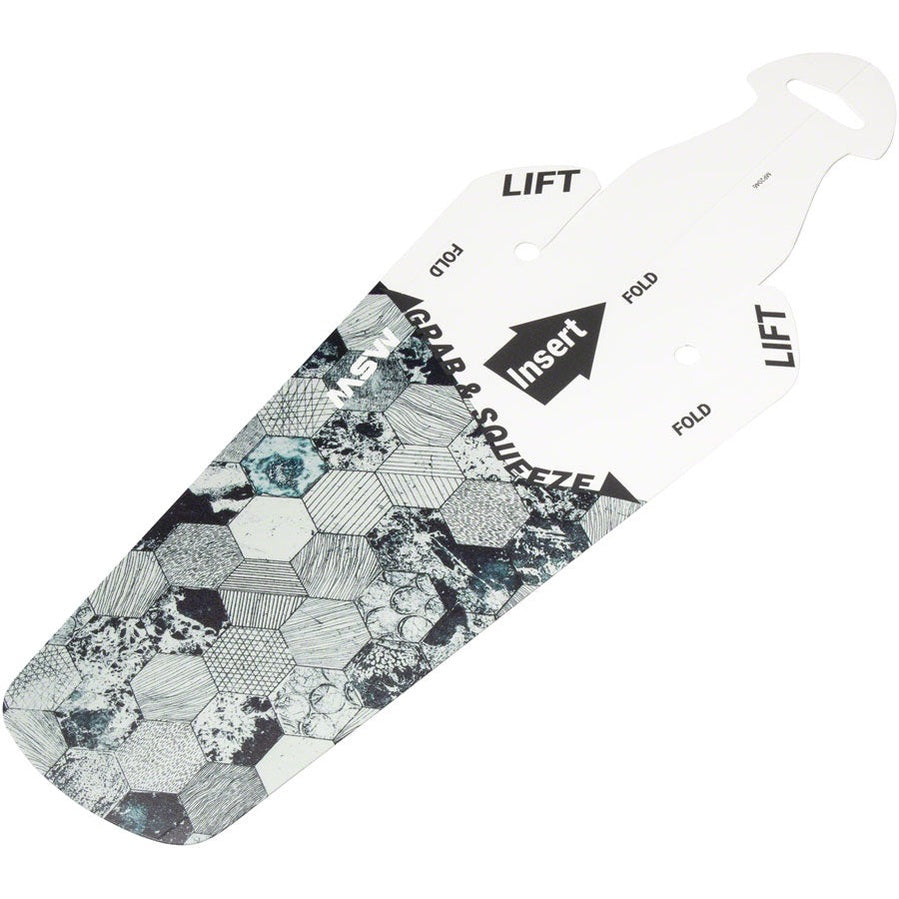 MSW Splashpad Fender - Rear, Geometric