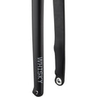 WHISKY No.9 CX Flat Mount Fork - 12mm Thru-Axle, 1-1/8" Carbon Steerer ,Matte Black - Local Velo