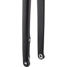 WHISKY No.9 CX Flat Mount Fork - 12mm Thru-Axle, 1-1/8" Carbon Steerer ,Matte Black - Local Velo