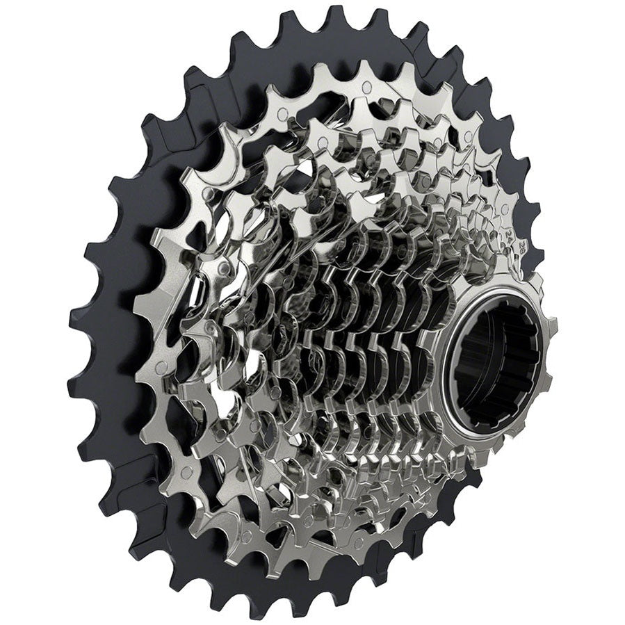 SRAM Force AXS XG-1270 Cassette - 12-Speed, 10-33t, Silver, For XDR Driver Body, D1
