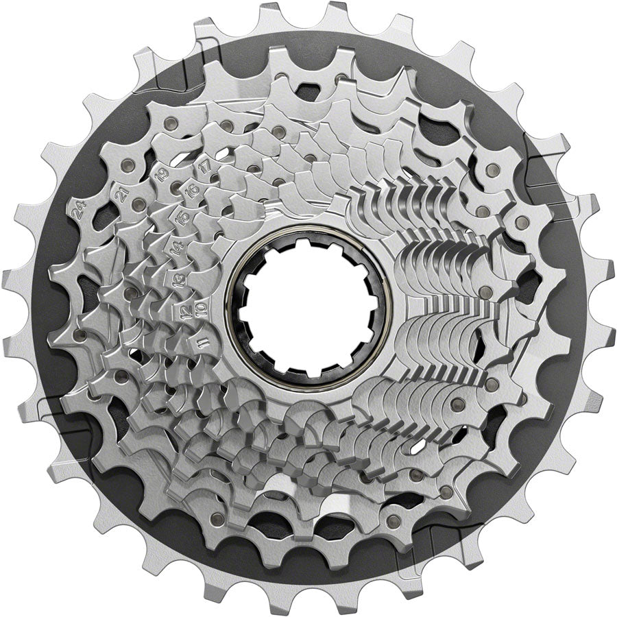 SRAM Force XG-1270 Cassette - 12-Speed, 10-28t, Silver, For XDR